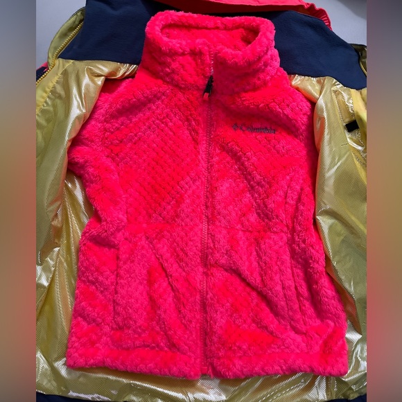 NWT - Columbia Girls’ Bugaboo II 3 in 1 Fleece Interchange Jacket -Size XS (6/7) - Picture 7 of 11
